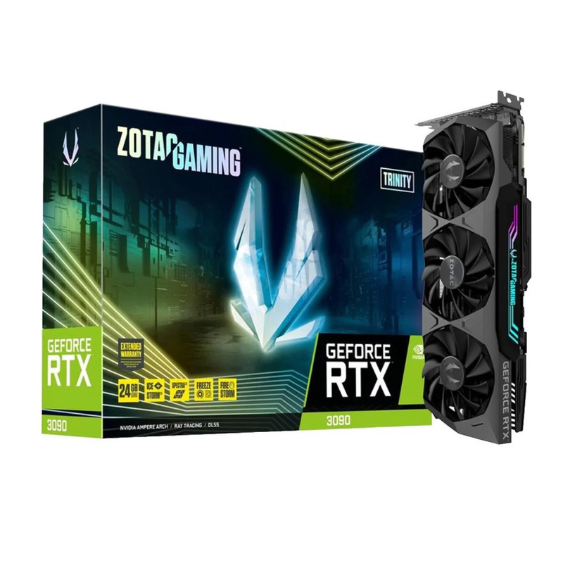 Zotac Gaming GeForce RTX 3090 Trinity 24GB GDDR6X Graphics Card - كرت الشاشة